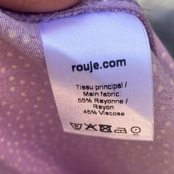 Rouje Gabin midi dress in Purple - Picture 14 of 15